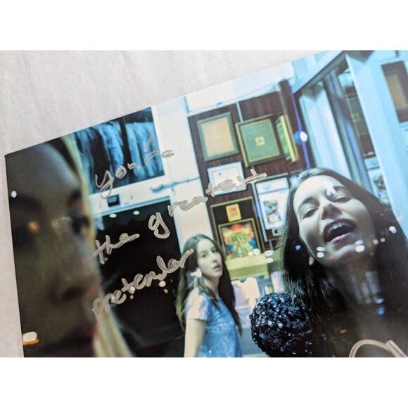 HAIM I Quit Vinyl SIGNED Cover With Handwritten Lyrics Light Blue Variant - Picture 2 of 15